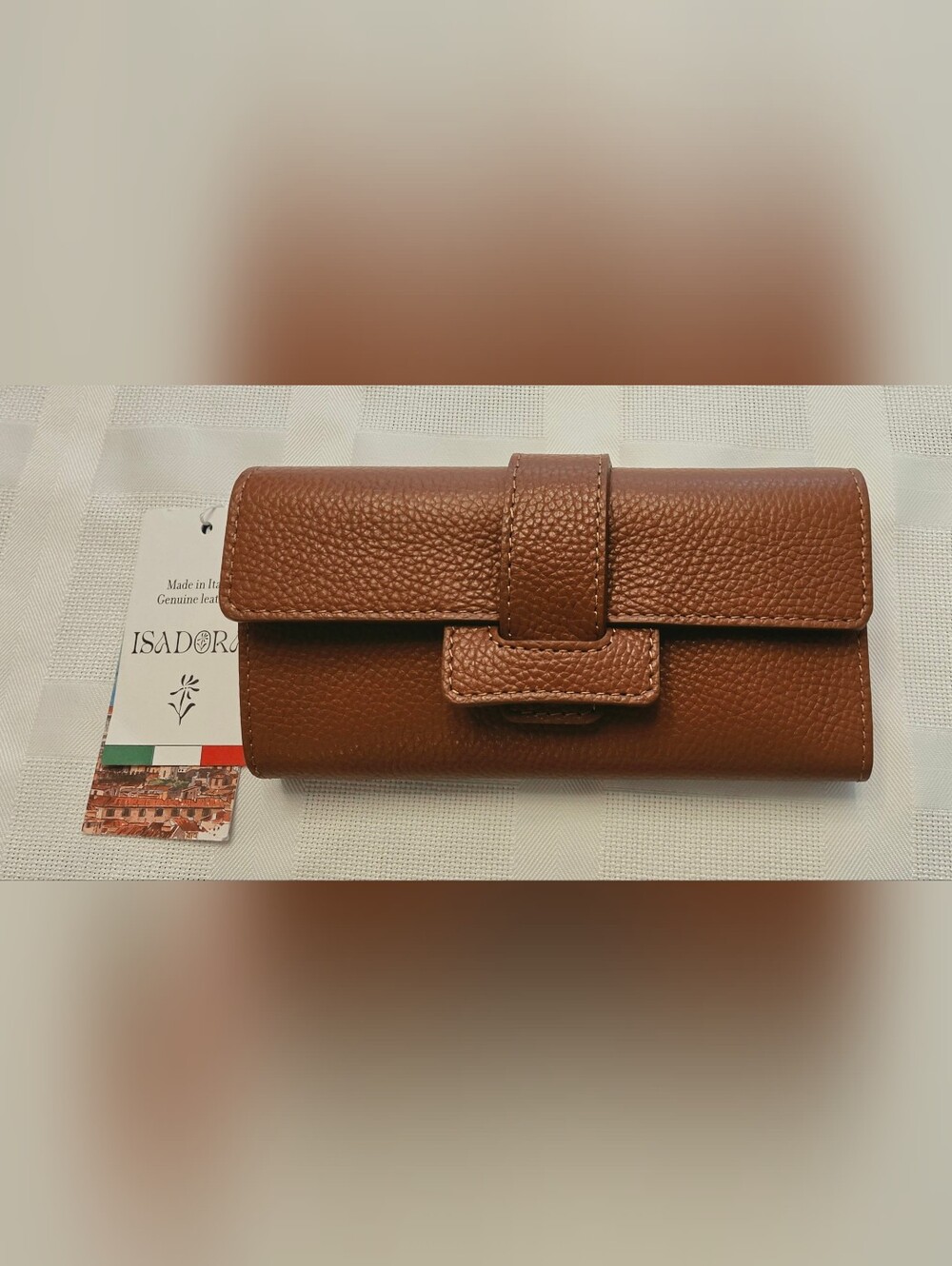 Isadora Wallet Genuine Leather made in Italy BNWT